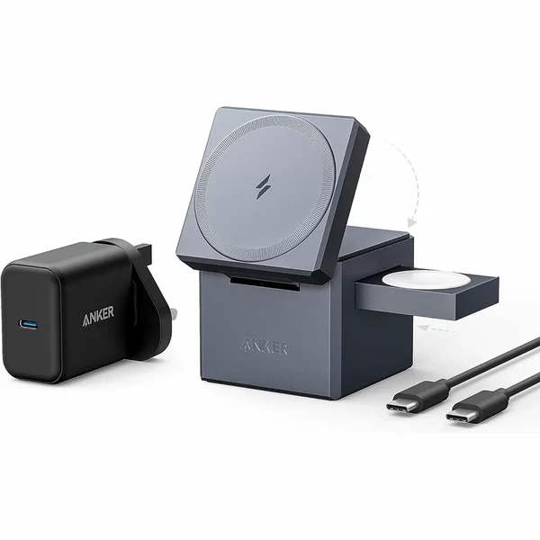 Magsafe - Wireless Charging Station (Included 30W USB-C PD Charger & USB-C Cable)